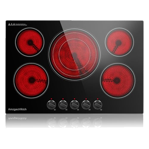 30 Inch Built-in Electric Cooktop 5 Burner