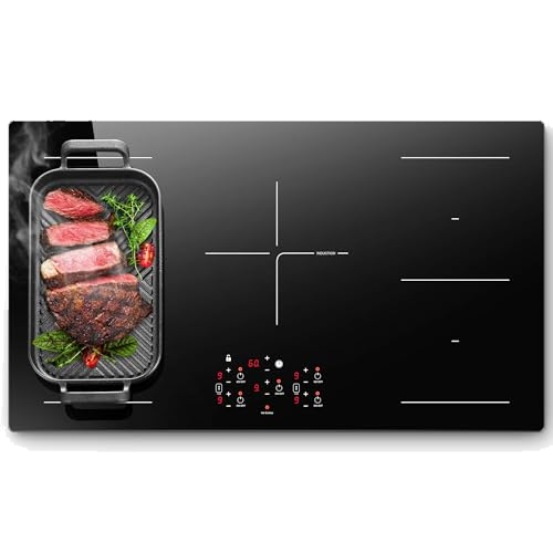 36 Inch Induction Cooktop 5 Burner